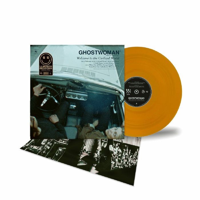 GHOSTWOMAN - Welcome To The Civilized World - ORANGE VINYL LP