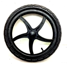 Baby Trend 16" Rear Jogger Stroller Wheel Black 1.75 Tire (Left) #E91B