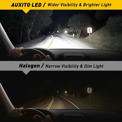 AUXITO H4 H11 H7 9005 Faros Bombillas LED 6500K Brillante Conjunto Conversión Impermeable - Imagen 4 de 15