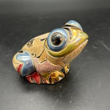 Rinconada Toad Tropical Rainforest Frog Figurine Piece Colorful Decor Art
