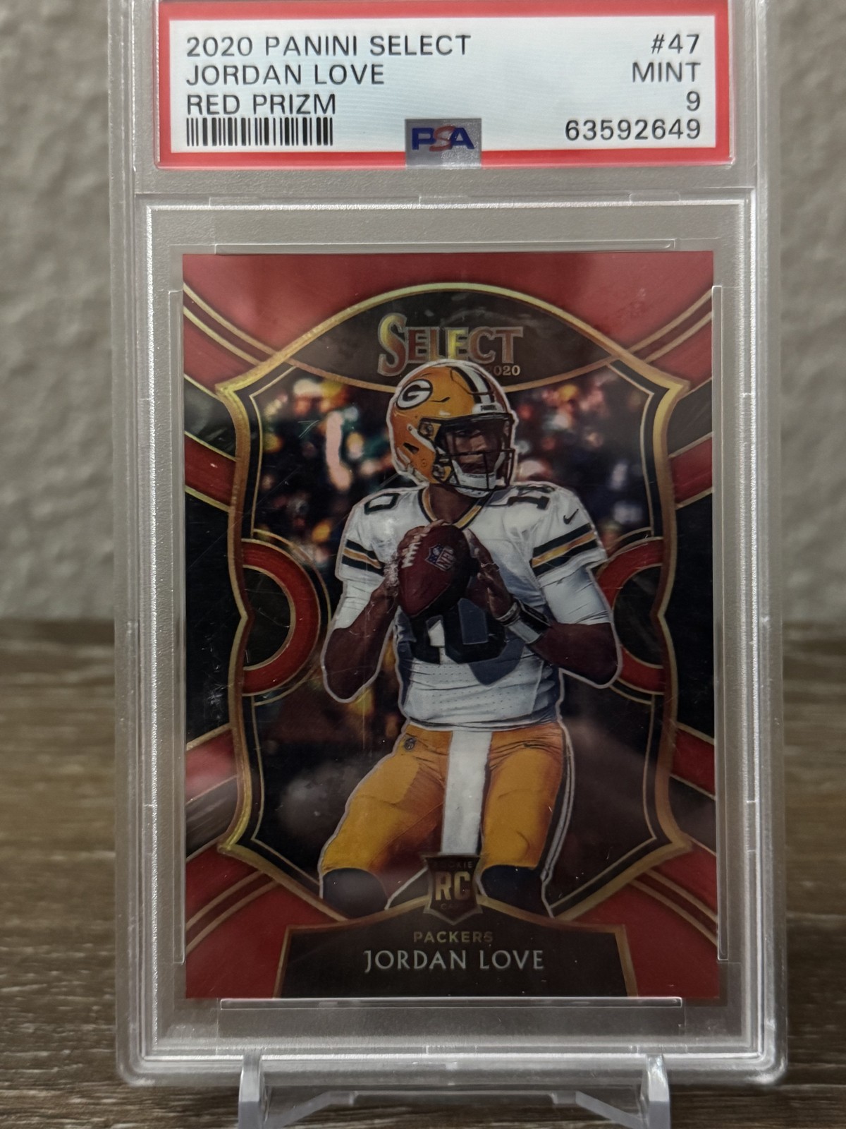 2020 Panini Select - Concourse Jordan Love #47 Red Prizm /99 (RC)