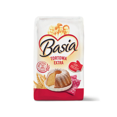 5902020163213 Mąka pszenna Ekstra Tortowa typ 405 Basia 1 kg GoodMills Polska sp