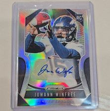 2019 Panini Prizm Autograph Rookie Juwann Winfree #387 Denver Broncos Football