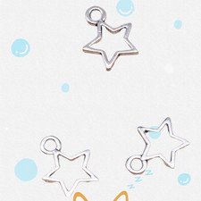 280 Tibetan Silver Star Charms 14X11MM Diy Jewelry Making Pendants L13454