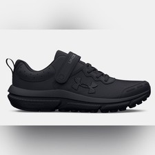 Under Armour Charged Assert 10 Kids Running Shoes Black 3026183-002 Size 3Y