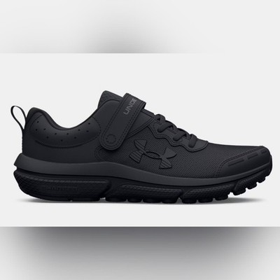 Under Armour Charged Assert 10 Kids Running Shoes Black 3026183-002 Size 3Y