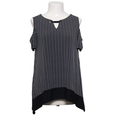 Rafaella, Top, Größe: S, Schwarz/Weiß, Elasthan/Polyester, Streifen, Damen #rmR