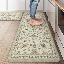 Anti Fatigue Mats for Kitchen Floor Non-Slip, Cushioned Kitchen Mats for Floo...