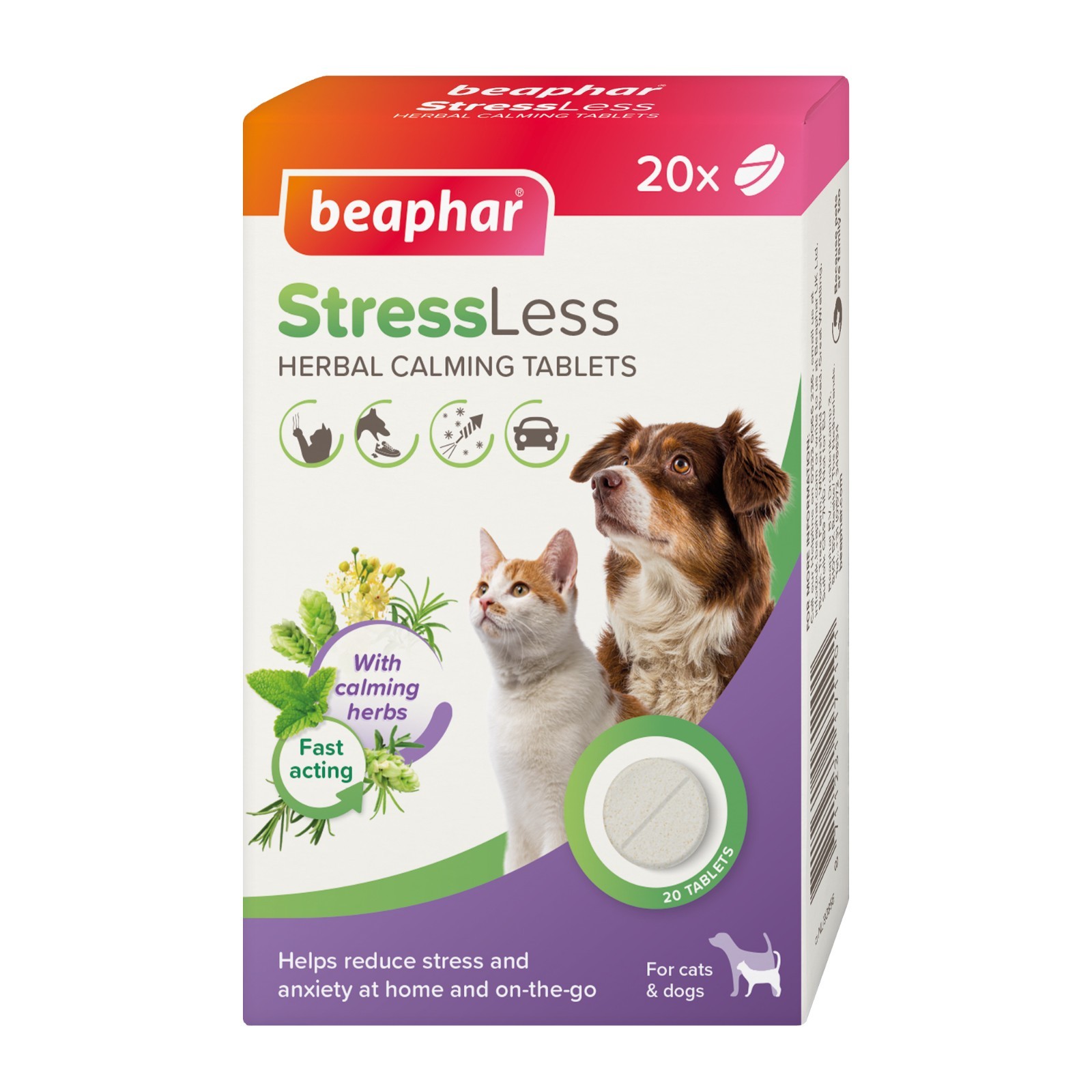 Beaphar Calming Tablets for Cats and Dogs