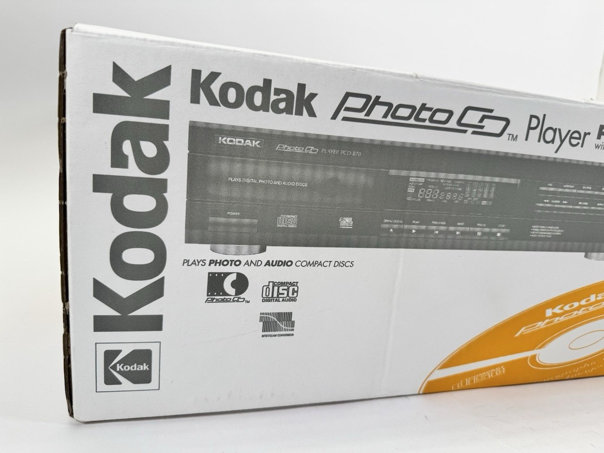 BRAND NEW* Kodak PCD-870 Photo CD Player Audio CD Player w Remote
