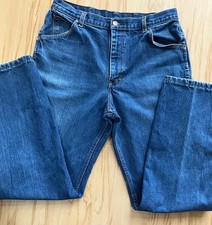 Vintage Roebuck Men s Jeans Sz 32x31 5 Pocket Straight Leg Medium/dark Wash USA