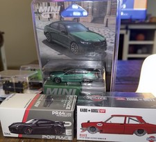 Kaido House Mini GT Pop Race 1:64 Lot Datsun 510 BMW M5 Porsche 992 3 Cars