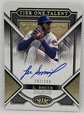 2023 Topps Tier One Talent Lee Smith Auto On Card 192/249