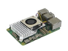 Active Cooler for Raspberry Pi 5, Aluminum Heatsink and Cooling Fan, Comes wi...
