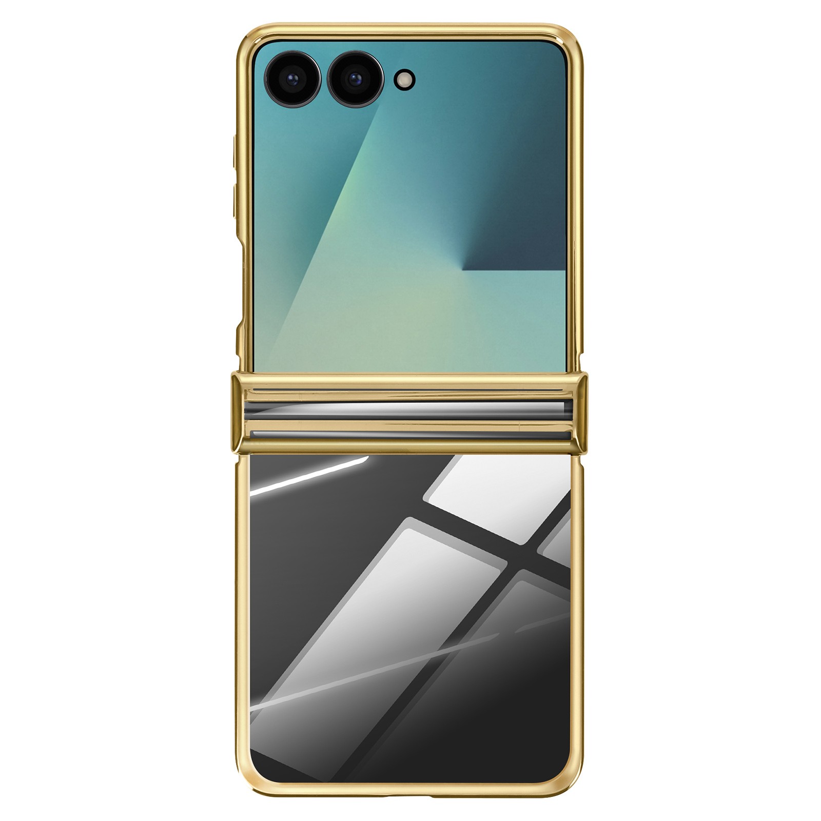 Protégez la charnière de votre coque Galaxy Z Flip 7 avec ce boîtier doré