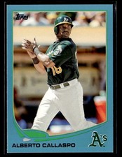 2013 Topps Update #US241 Alberto Callaspo Blue Card Oakland Athletics