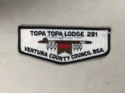 Topa Topa OA Lodge 291 cloth back Flap BSA Patch