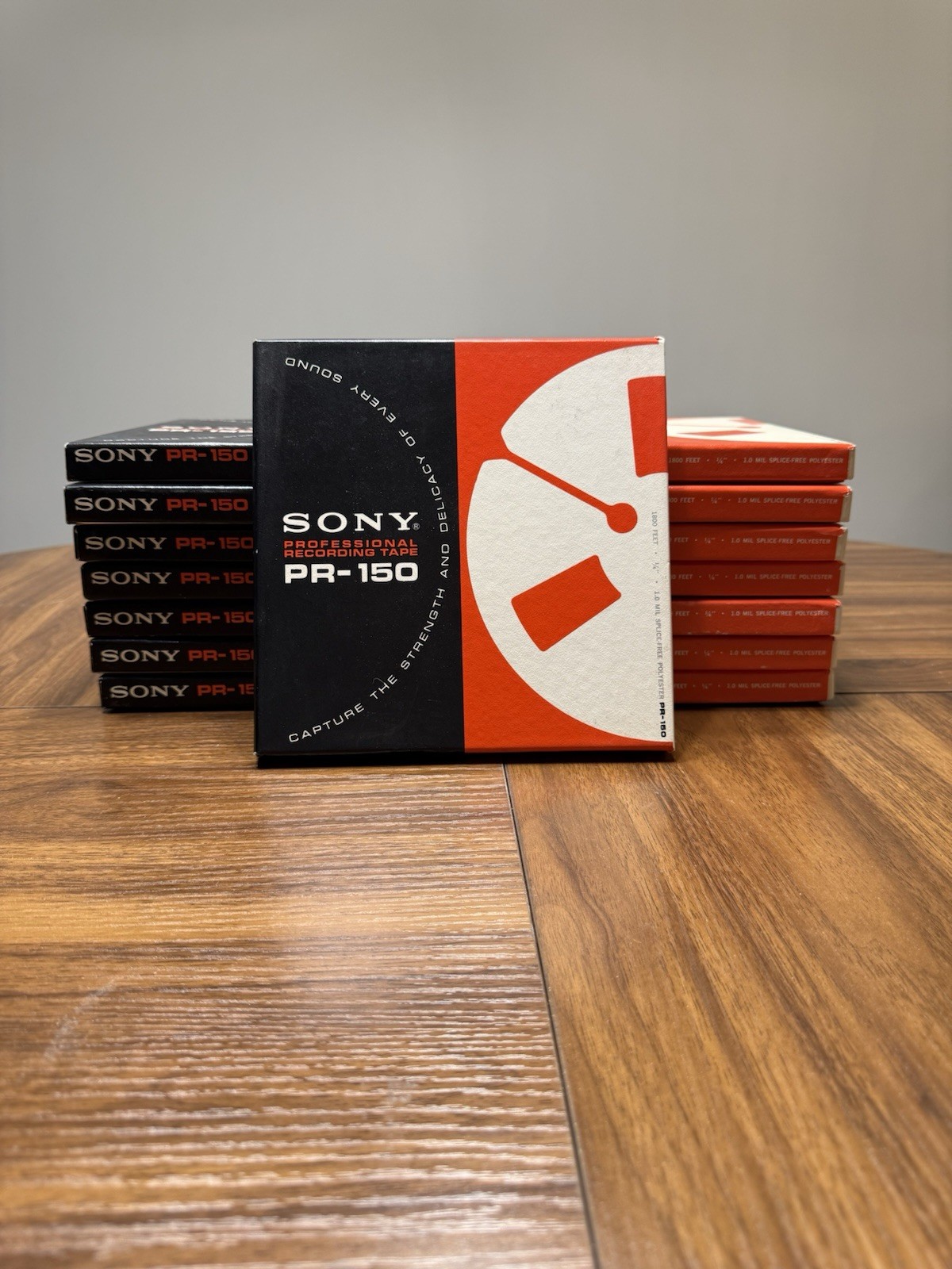 Vintage Lot 15 SONY PR-150 Professional Recording Tape 7" Reel 1800 Feet JAPAN