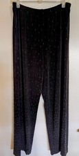 Chico's Ladies Travelers black pants size 3 Regular with sparkles