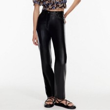 Aritzia Melina Leather pants black
