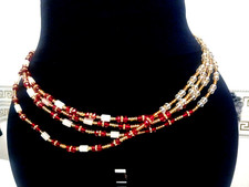 Set of 3 - African Waist Beads Handmade