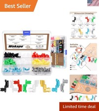 Versatile 80-Pc Door Lock Clip Set - Durable  Compatible with Most Vehicles