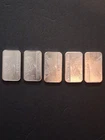 5 x 1 oz .9999 Silver Bars - Scottsdale Mint VORTEX Silver Bullion Bars #A630