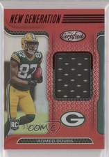 2022 Certified New Generation Jerseys Mirror Red 39/199 Romeo Doubs #NGJ-RD qf8