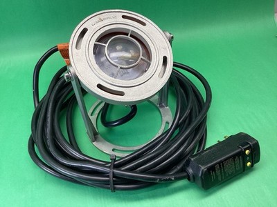 J&J Electronics Color Changing 120V LED Pool Spa Light Fixture + 30ft Cord GFCI