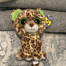 Beanie Boo ‘SPECKLES’ The Leopard (2012) NEW with Tags SOLID Eyes 6in