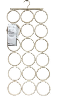 New IKEA KOMPLEMENT White Multi-Use Belt Shawl Tie Hanger 603.872.11