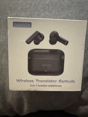 IAMJOY AI Translation Earbuds163 Language Two-Way Translator Device Bluetooth