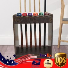 Billiard Cue Rack 12 Pool Cue Stick Orgaize Stand Holder Billiards Holding Shelf