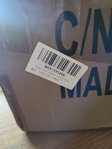 Indoor Water Fountain LED Light Tabletop  Resin Rockery Fengshui Waterfall Decor - Bild 13 von 13