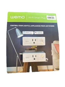 Wemo Prise intelligente 2-pack WI-FI Travail avec/Alexa Google Assistant Marque nouvelle scellée