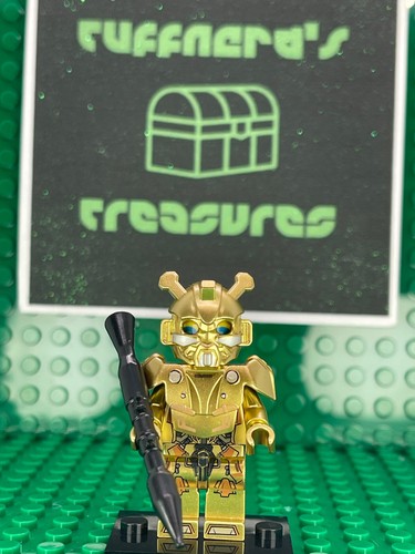 Minifigura personalizada impresa en almohadilla Transformers Bumblebee (variante dorada) con estuche - Imagen 2 de 8