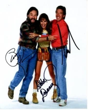 TIM ALLEN RICHARD KARN DEBBE DUNNING Signed 8x10 Photo w/ Hologram COA