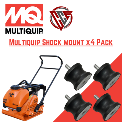 Multiquip/Mikasa Plate Compactor Shockmount Set of 4 for MVC88