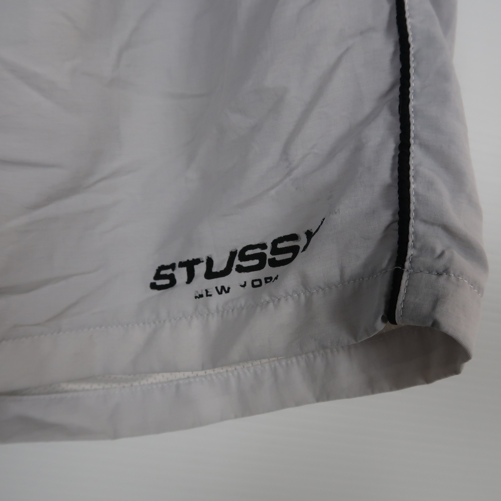 Stussy Mens Shorts Size 34 Grey Logo Drawstring Waist ZipPockets eBay