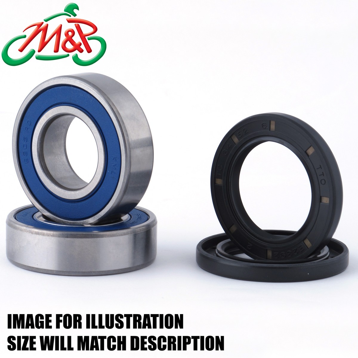 Kawasaki ZX600E ZX-6 1994 Replacement All Balls Rear Wheel Bearing