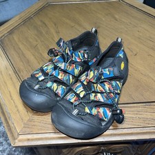 KEEN Newport H2 Multi Colorways Black Performance Hiking Sandals Size 1