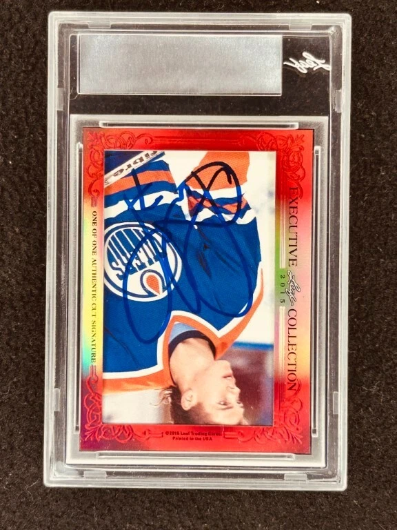 Martin Brodeur & Jason Arnott 2015 Folha Obra-prima Corte Assinatura 1/1 JSA Devils - Imagem 2 de 2