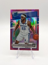 Isaiah Jackson 2021 Chronicles Optic Draft Picks Pink Prizm SP RC #217 Kentucky