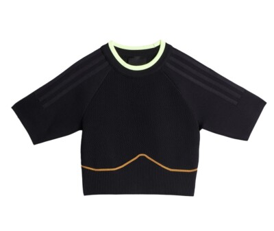 NWT Ivy Park x Adidas Women s Knit Crop Top Drip 2.2 Black Size 2X PLUS