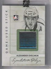 09-10 ALEXANDER OVECHKIN 2/9 ITG SUPERLATIVE VOL. 2 PLAYER STICK SILVER #PST-01