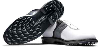 FootJoy Dryjoys Premiere Series Packard Boa - White/Black/Grey