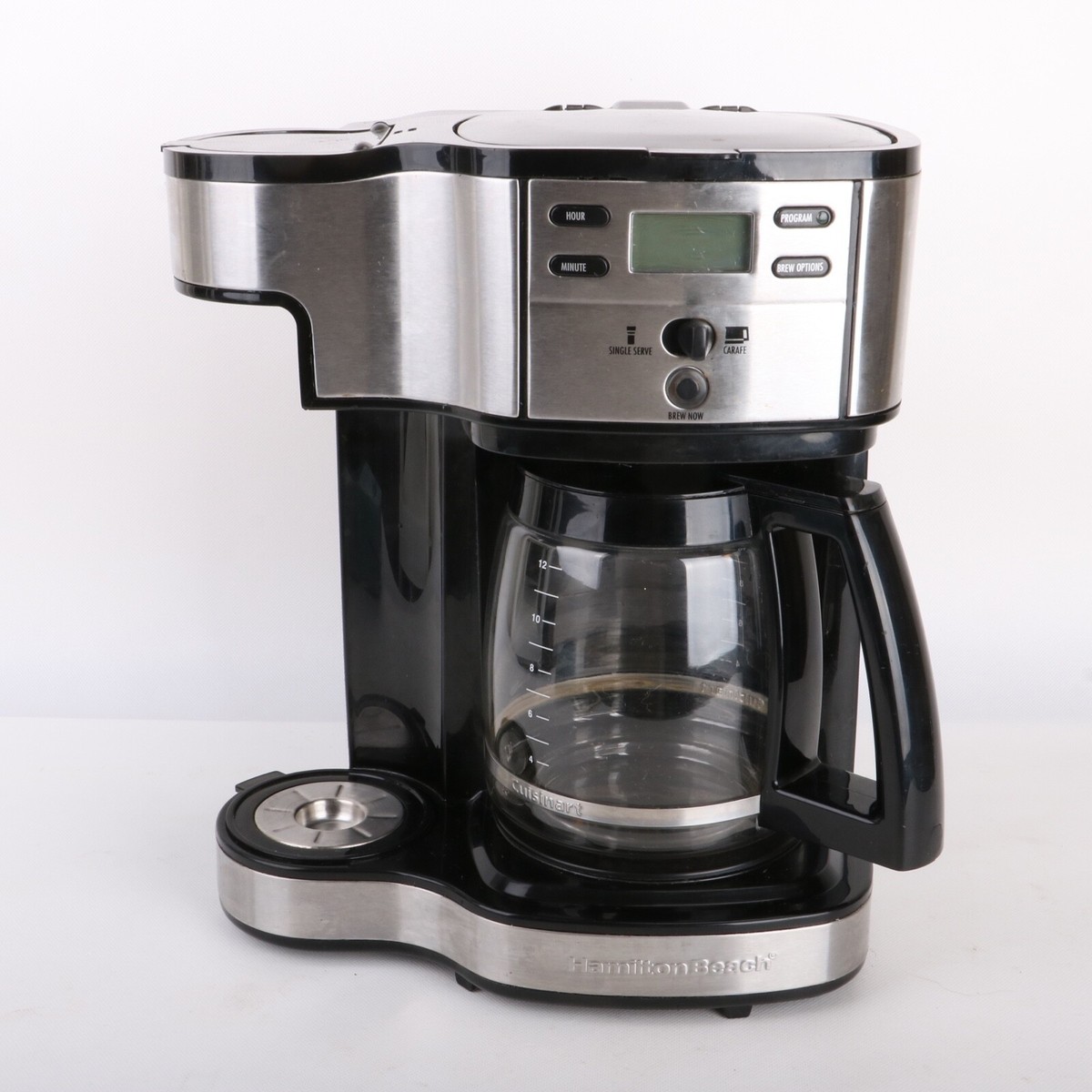 Hamilton Beach 2-Way Brewer 49980 Single Serve Coffee Maker and Full 12 Cup  Pot | eBay