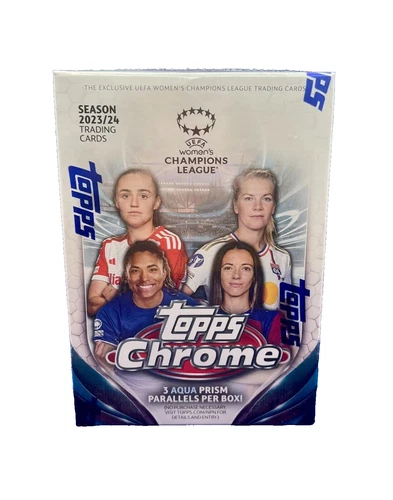 2023-24 Topps Chrome UEFA Women's Soccer - 7 Packs ~ Factory Sealed