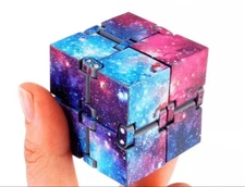 Magic Infinity Cube Stress Fidget Sensory Toys Galaxy Anxiety Relief Kids Gift