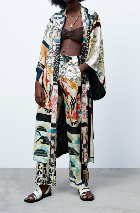 ZARA PATCHWORK TROUSERS - LIMITED EDITION XS-XXL REF. 2756/128 BLOGGERS  FAVORITE | eBay